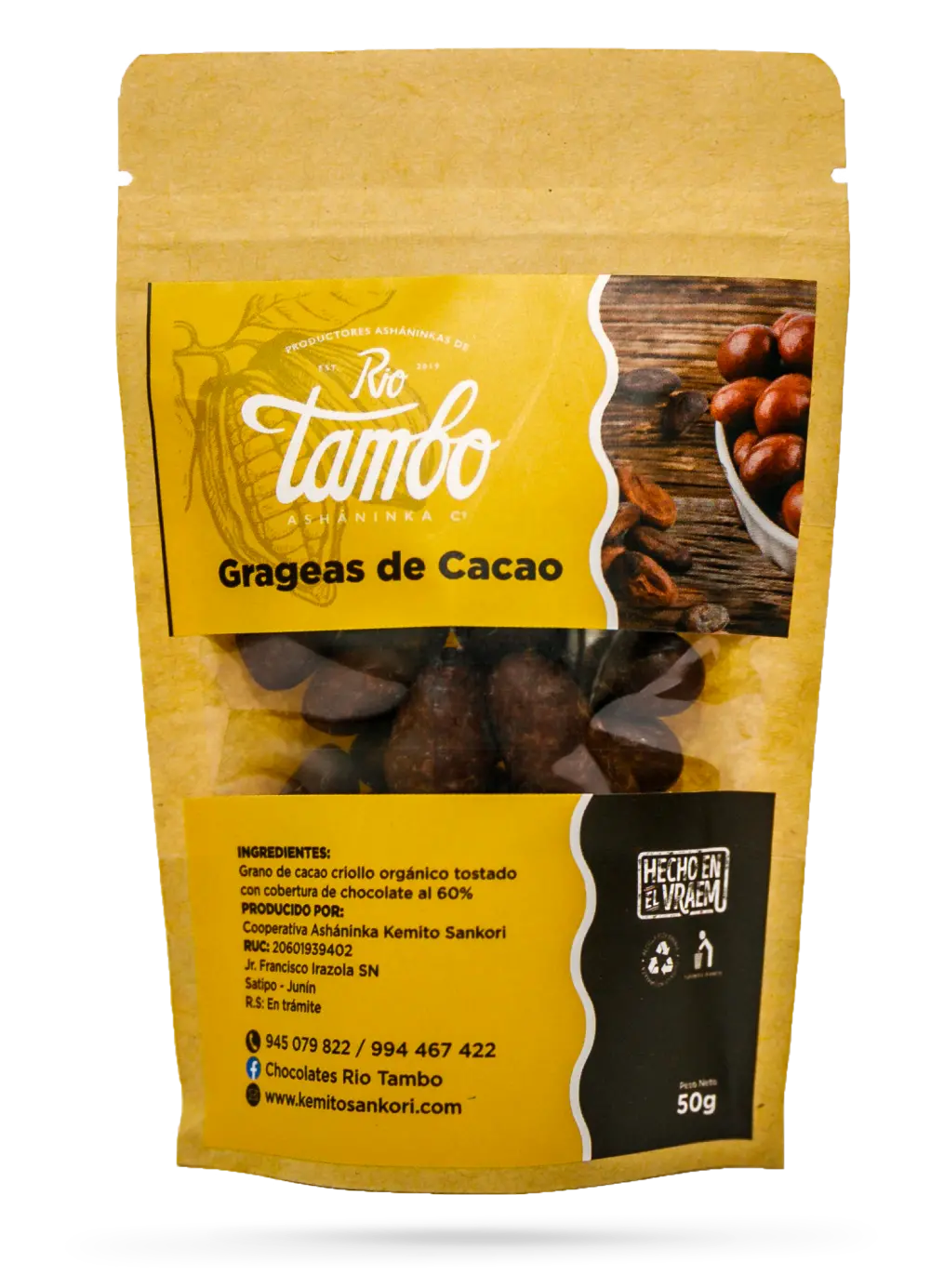 Grageas de cacao